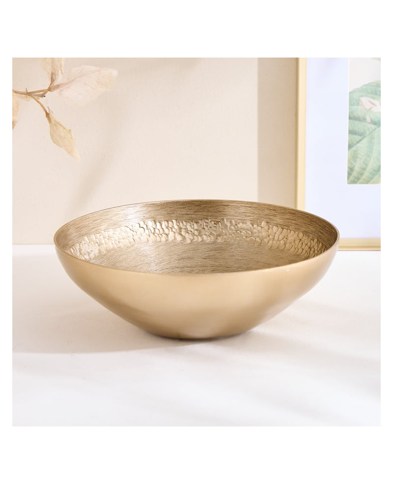Grain Metal Decorative Bowl